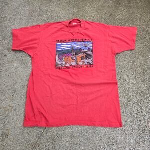 Vtg 90s OREGON BREWER'S FESTIVAL 1994 Portland Local Beer Event T Shirt XL USA